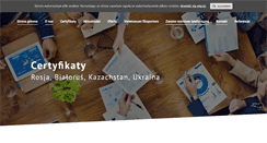 Desktop Screenshot of certyfikaty-rosja.pl